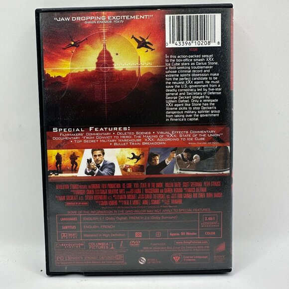 XXX State Of The Union Widescreen Special Edition DVD Rated PG-13 - Picture 2 of 3